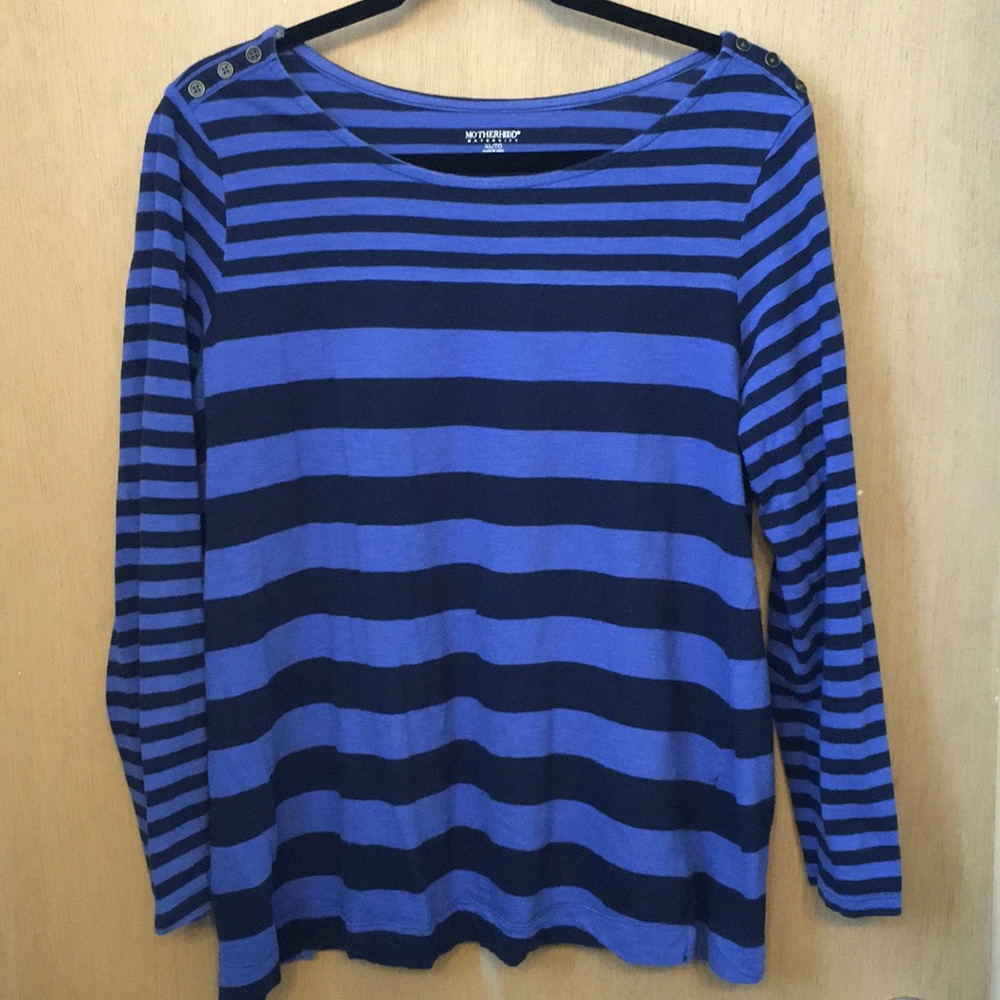 Motherhood Maternity Xl striped shirt